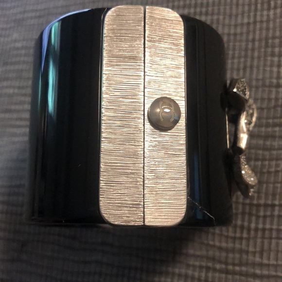 Chanel Double C Cuff Bracelet - Picture 5 of 16